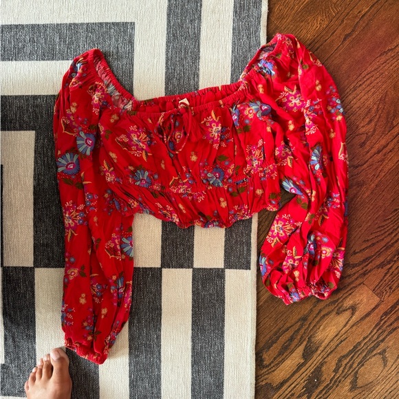 Spell Solstice Cropped Blouse - Picture 1 of 3